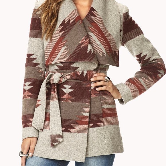 Forever 21 Jackets & Blazers - Forever 21 Southwestern-Inspired Jacket
